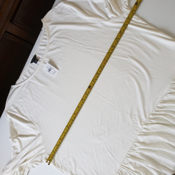 Ann Taylor XXL White Peplum Blouse - Picture 4 of 8